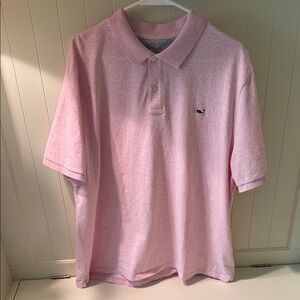 Vineyard Vines Light Pink Polo Shirt EDGARTOWN POLO